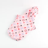 Louis Pawtton Hearts Pink Hoodie