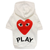Paw des Garçons White Hoodie