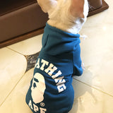 A Barking Pup Blue Hoodie