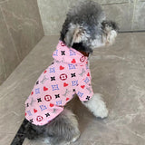 Louis Pawtton Hearts Pink Hoodie