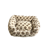 Louis Pawtton Furry Dog Bed