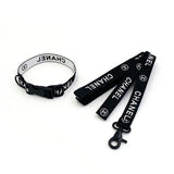 Chewnel Black Collar and Leash Set
