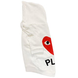 Paw des Garçons White Hoodie