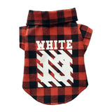 Woof-White Red Shirt