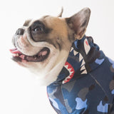 A Barking Pup Blue Camo Hoodie