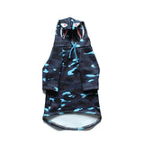 A Barking Pup Blue Camo Hoodie