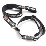 moschino collar and leash