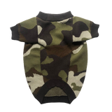 A Barking Pup Camo Sweater