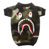 A Barking Pup Camo Sweater