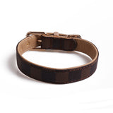 Louis Pawtton Brown Collar and Leash Set