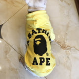 A Barking Pup Yellow Hoodie
