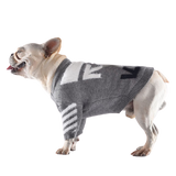 Woof-White Sweater