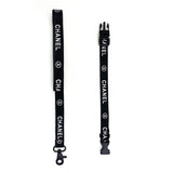 Chewnel Black Collar and Leash Set
