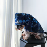 A Barking Pup x Chowpion Blue Hoodie