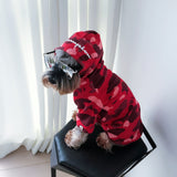 A Barking Pup x Chowpion Red Hoodie