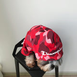 A Barking Pup x Chowpion Red Hoodie