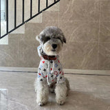 Louis Pawtton Hearts White Hoodie