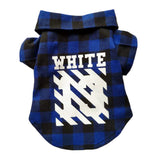 Woof-White Blue Shirt