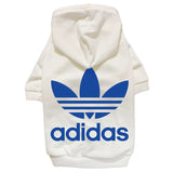 Pawdidas Originals Logo White/Blue Hoodie