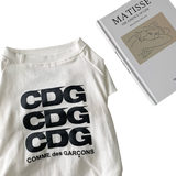 Paw Des Garçons White T-Shirt