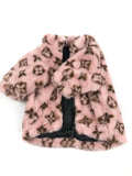 Louis Pawtton Furry Pink Jacket