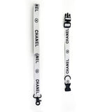 Chewnel White Collar and Leash Set