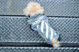 off white dog denim jacket