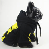 off white dog black hoodie