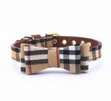 Furberry Bow Tie Collar & Leash Set