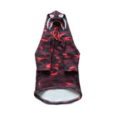 a barking pup red camo dog hype puppy apparel