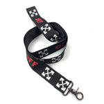 Woof-White Black/Red Collar & Leash Set