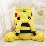 the hype puppy pikachu costume back pet