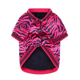pink zebra dog shirt