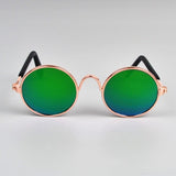 pink and green dog sunglasses